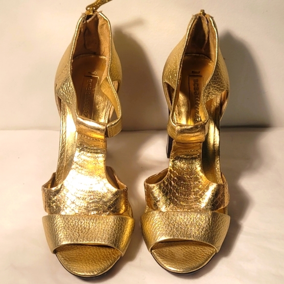 BCBG Maxazria leather open toe shoes - Picture 2 of 9